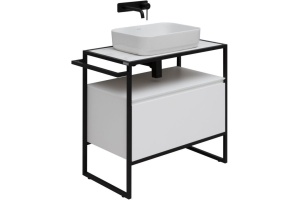 1.31002.WM PRIORITY Тумба 80, white matt (274295)