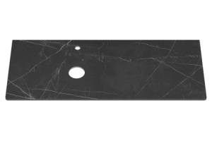 Столешница Misty Роял 120 черная матовая - 2