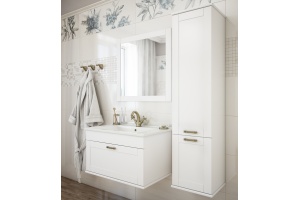 Мебель для ванной Sanflor Ванесса 75 подвесная, белая - 3