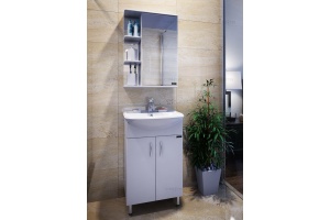 Зеркало-шкаф СанТа Ника 50 фацет R - 2