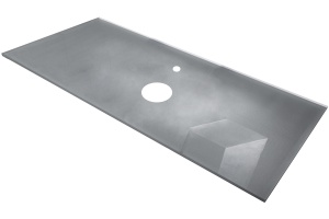 Столешница под раковину Armadi Art Lucido 100 серебро