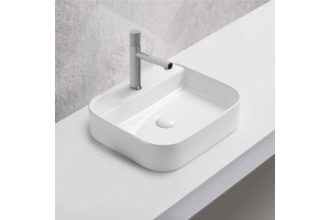 Накладная раковина Vincea 50х40 белая - 2