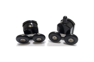 Душевой уголок ABBER Schwarzer Diamant 100х100 профиль черный (AG30100BH-S100B) - 3