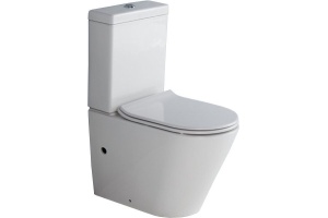 Унитаз-компакт BelBagno Flay-r BB007CPR с бачком BB006T и сиденьем микролифт BB2011SC
