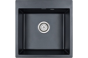 Мойка кухонная Paulmark Praktisch 51 черный матовый