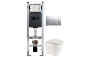 Комплект Weltwasser AMBERG 350 ST + ERLENBACH 004 GL-WT + AMBERG RD-MT CR (10000006507)