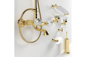 Душевая стойка Webert Karenina KA721208010 золото - 2