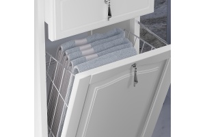 Шкаф-пенал Opadiris Риспекто 40 левый белый - 3