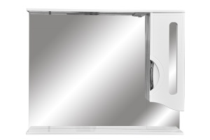 Зеркало-шкаф Stella Polar Сильва 100 R с подсветкой белый - 2