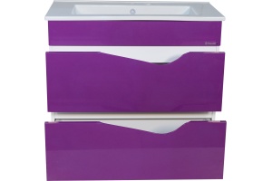 Тумба для комплекта Bellezza Эйфория 85 фиолетовая - 2