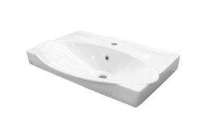 Тумба с раковиной Misty Элвис 80 белая глянцевая - 2