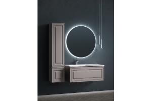 Тумба под раковину Sancos Very 99х40 левая темно-бежевая - 2