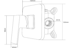 Смеситель Swedbe Platta 5522 - 2