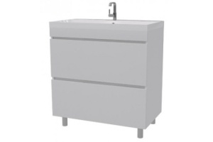 Тумба под раковину напольная Stella Polar Памелла 90 белая