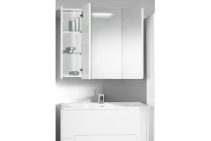 Зеркало-шкаф Vod-Ok Флорена 90 белый - 3
