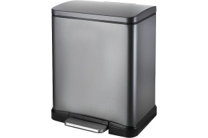 Ведро для мусора WeltWasser WW LASSY TG 12L матовый серый (10000006129)