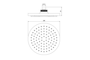 Верхний душ Iddis 00120RPI64 - 2