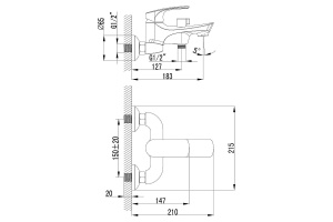 Комплект смесителей Lemark LM1780C - 3