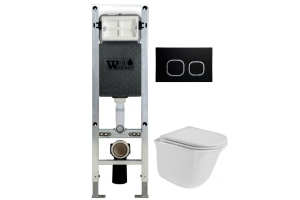 Комплект Weltwasser AMBERG 350 ST + TELBACH 004 GL-WT + AMBERG RD-BL (10000006587)