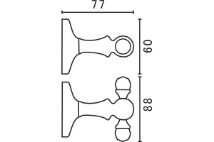 Крючок Art&Max Antic AM-E-2686Q - 3
