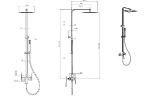 Душевая стойка Allen Brau Infinity 5.21012-00 хром - 2