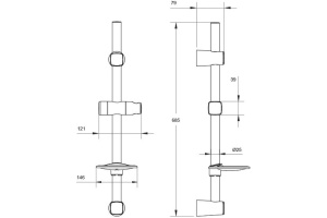 Стойка для душа IDDIS Pond (PON6800i17) - 2