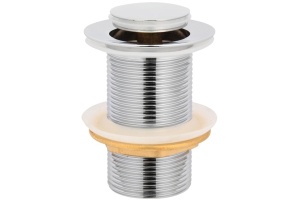 Донный клапан для раковины Ceramalux хром (RD014)