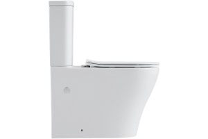 Унитаз напольный Black&White Universell белый с сиденьем микролифт - 2
