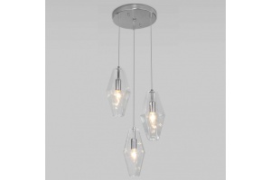 Подвесной светильник Eurosvet Prism 50236/3 прозрачный