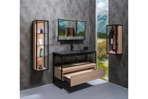 Тумба Armadi Art Loft 120 подвесная светлое дерево - 3