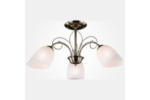 Люстра на штанге Eurosvet Stefanie 30107/3 античная бронза