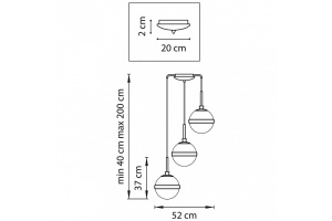 Подвесной светильник Lightstar Globo 813137 - 3