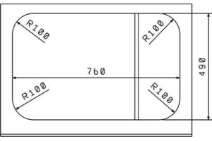 Мойка кухонная Florentina Крит 780 антрацит - 3
