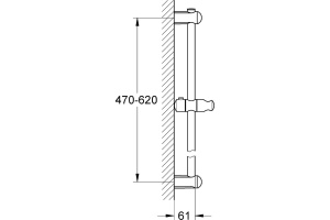 Душевая штанга Grohe Euphoria 27499000 - 2