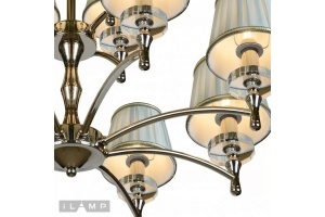 Подвесная люстра iLamp Olivia 82336/8+4 CR - 2