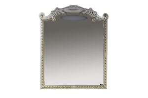 Зеркало Misty Элис 100 белое с золотом - 2