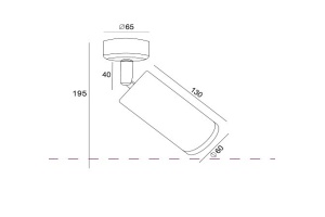 Спот Maytoni Alfa C034CL-01B - 2