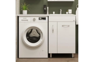 Тумба под раковину Onika Нави 60 белый  - 2