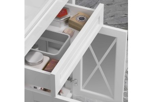 Тумба с раковиной Opadiris Палермо 70 белый матовый - 3