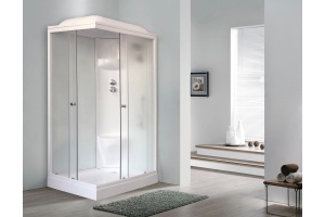 Душевая кабина Royal Bath HP 120х80 R профиль белый стекло матовое - 2