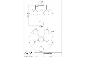 Потолочная люстра Favourite Paramount 3047-6P - 2