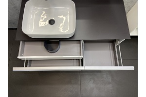 Тумба с раковиной Comforty Милан 120 белая глянцевая - 2