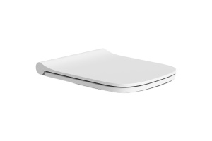 Сиденье для унитаза Boheme Bello, soft-close белый, матовый (975-MW)