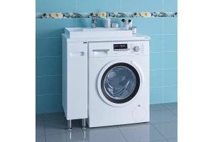 Тумба с раковиной напольная Санта Лондон 19 белый