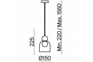 Подвесной светильник Freya Focus FR5220PL-01CH2 - 3
