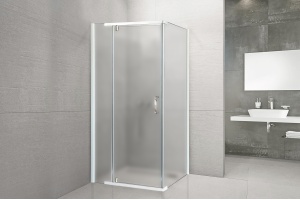 Душевой уголок Royal Bath HPVD 110х100 профиль белый стекло матовое - 2