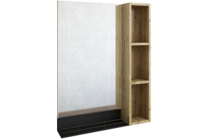 Зеркало Sanflor Выборг 60 дуб золотой (С16295) - 2