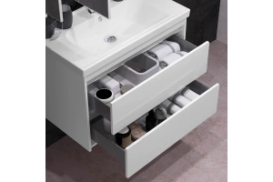 Тумба с раковиной Opadiris Фреш 80 белый - 3