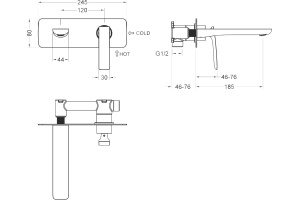 Смеситель Timo Helmi для раковины 4071/03SM - 2