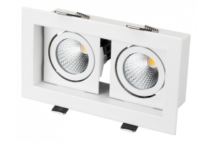 Встраиваемый светодиодный светильник Arlight CL-Kardan-S180x102-2x9W Day 024138